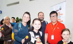 Đường bay đến Perth, Adelaide của Vietjet vừa khai trương