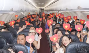 Cùng Vietjet ngân vang khúc hát tự hào trên những chuyến bay chào mừng Quốc khánh