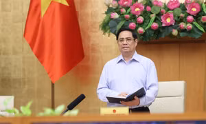 Đồng chí Phạm Minh Chính, Ủy viên Bộ Chính trị, Thủ tướng Chính phủ, Trưởng Ban Chỉ đạo Quốc gia phòng chống dịch COVID-19. Ảnh: TTXVN.