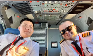 Tết trên những chuyến bay của gia đình phi công Vietjet