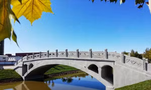 Trung Quốc xây cầu bê tông in 3D tuyệt đẹp