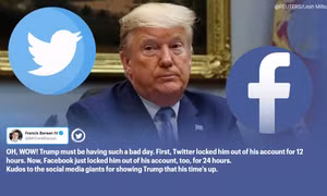 Facebook khóa tài khoản cựu Tổng thống Mỹ Trump 2 năm 