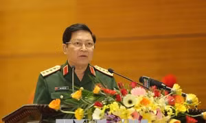 Trao Huy hiệu 50 năm tuổi Đảng tặng Đại tướng Phùng Quang Thanh và Huy hiệu 45 năm tuổi Đảng tặng Đại tướng Ngô Xuân Lịch