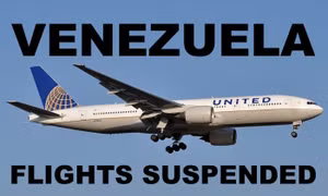 Mỹ đình chỉ dịch vụ hàng không với Venezuela