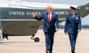 Tổng thống Trump đã có mặt tại DMZ, sẵn sàng gặp Chủ tịch Triều Tiên