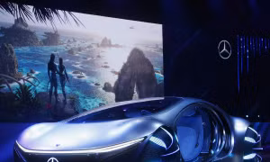 Chiêm ngưỡng siêu xe Mercedes không vô-lăng, lấy ý tưởng từ phim Avatar