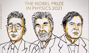 Ba nhà khoa học Mỹ, Đức, Italy giành Giải Nobel Vật lý năm 2021 