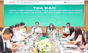 Tọa đàm 'Hoàn thiện khung pháp lý tạo thuận lợi cho hoạt động của các tổ chức tín dụng liên quan đến Tài chính xanh'