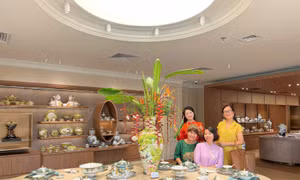 Trải nghiệm không gian sứ tinh hoa tại showroom Minh Long Hà Nội