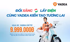 Yadea khởi động chương trình 'Đổi xăng lấy điện – Cùng Yadea kiến tạo tương lai'
