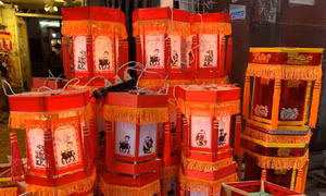 Những chiếc đèn kéo quân lộng lẫy trong Tết Trung thu