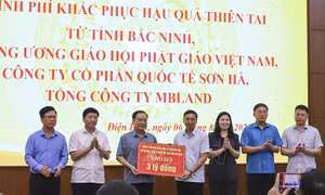 Hơn 4,6 tỷ đồng ủng hộ người dân bị thiệt hại do thiên tai tại Điện Biên