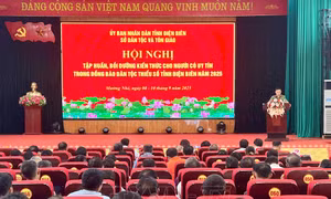 Điện Biên: Tập huấn, bồi dưỡng kiến thức cho người có uy tín