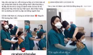 Hình ảnh cảm động về nữ bác sĩ cắt tóc để chống dịch COVID-19 lan truyền mạng xã hội