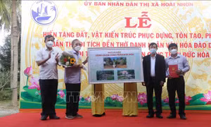 Một gia tộc tại Bình Định hiến 1.800m2 đất để xây dựng, tôn tạo di tích