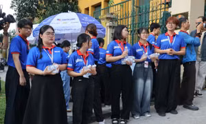 Những 'trạm sạc tinh thần' tiếp sức mùa thi cho thí sinh