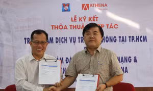 Cơ quan TTXVN khu vực phía Nam và Athena kí kết về truyền thông và an ninh mạng 
