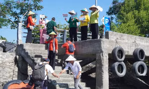 Ấp đảo Thiềng Liềng hút khách dịp Tết nguyên đán 2024