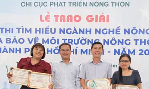 Báo Tin tức và Dân tộc đoạt hai giải trong cuộc thi tìm hiểu ngành nghề nông thôn TP Hồ Chí Minh