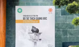 Lễ chiêm bái xá lợi Trái tim Bồ tát Thích Quảng Đức sẽ bắt đầu từ 14 giờ ngày 6/5