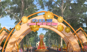 Hội hoa Xuân TP Hồ Chí Minh diễn ra từ ngày 25/1/2025