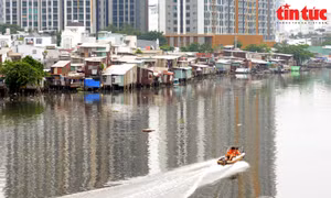 TP Hồ Chí Minh di dời toàn bộ nhà trên và ven sông kênh rạch