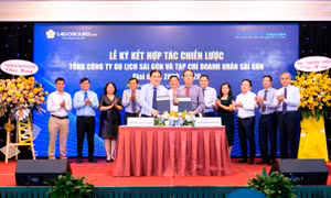 Kí kết, hợp tác chiến lược giữa Saigontourist Group và Tạp chí Doanh Nhân Sài Gòn