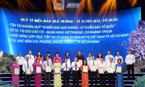 TP Hồ Chí Minh: Kêu gọi chung tay hướng về biên giới, biển, đảo Tổ quốc