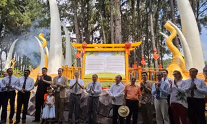  Khánh thành 'Vườn thông Hữu nghị' tại TP Hồ Chí Minh