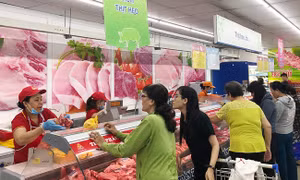 Thịt lợn ế ẩm tại chợ truyền thống, tiêu thụ tốt trong siêu thị