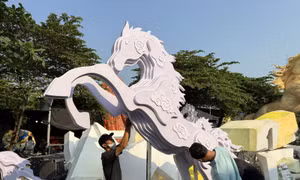 TP Hồ Chí Minh: Lộ diện các linh vật ngựa cho Đường hoa Nguyễn Huệ