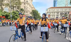 TP Hồ Chí Minh: Trên 1.000 người tham gia Ngày hội đạp xe vì cộng đồng