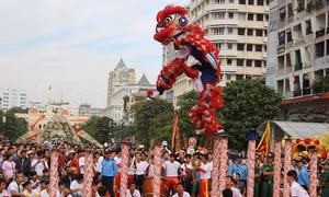 Liên hoan lân - sư - rồng TP Hồ Chí Minh lần 2 thu hút hơn 25 đoàn tham gia 