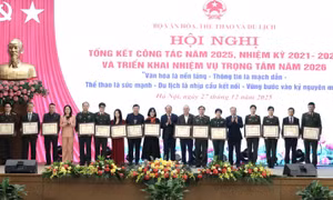MVOT vinh dự nhận Bằng khen của Bộ Văn hóa, Thể thao và Du lịch