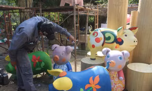 Rộn ràng đường hoa Tết tại TP Hồ Chí Minh 