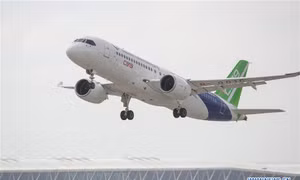 Máy bay chở khách C919 của Trung Quốc có chuyến bay thương mại quốc tế đầu tiên