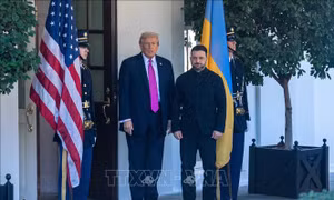 Tổng thống Mỹ và Ukraine bắt đầu hội đàm ở Mar-a-Lago