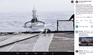 Mỹ thử sức mạnh hạm đội không người lái với màn ra mắt Seahawk MUSV