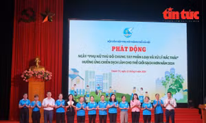 Ngày 'phụ nữ Thủ đô chung tay phân loại và xử lý rác thải'