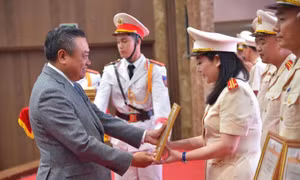 Gặp mặt, biểu dương điển hình tiên tiến tiêu biểu của Công an Thủ đô 