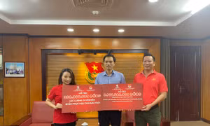 Đồng hành cùng Trung ương Đoàn khắc phục hậu quả bão lũ 