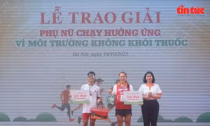 Lần đầu tiên tổ chức giải chạy ‘Phụ nữ chạy hưởng ứng Vì môi trường không khói thuốc’