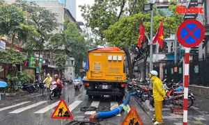 Hà Nội chủ động ứng trực không để ngập úng kéo dài