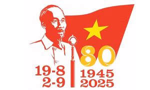 Công bố mẫu biểu trưng sử dụng trong các hoạt động tuyên truyền Kỷ niệm 80 năm Cách mạng tháng Tám và Quốc khánh 2/9