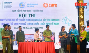 Tăng cường truyền thông cơ sở, phát huy vai trò phụ nữ trong phát triển kinh tế xanh