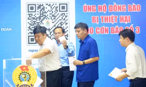 Trung ương Đoàn quyên góp được hơn 1,5 tỷ đồng ủng hộ đồng bào bị thiệt hại do bão số 3