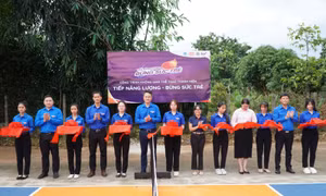 Tiếp năng lượng cho thanh niên thông qua các không gian thể thao cộng đồng