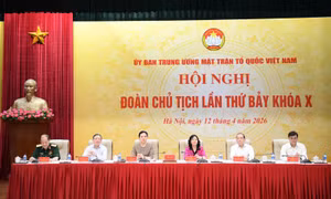 Khai mạc hội nghị Đoàn Chủ tịch Trung ương Mặt trận Tổ quốc Việt Nam lần thứ 7 khóa X