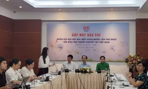 Từ ngày 18 - 19/5 sẽ diễn ra Đại hội lần thứ I Hội Bảo trợ người khuyết tật Việt Nam