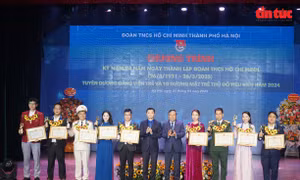 Tuyên dương 10 gương mặt trẻ Thủ đô tiêu biểu năm 2024 